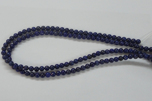CNL205 15.5 inches 6mm round natural lapis lazuli beads wholesale