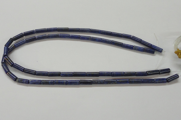 CNL236 15.5 inches 5*12 column natural lapis lazuli beads wholesale