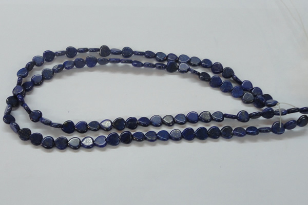 CNL242 15.5 inches 8*8mm heart natural lapis lazuli beads wholesale