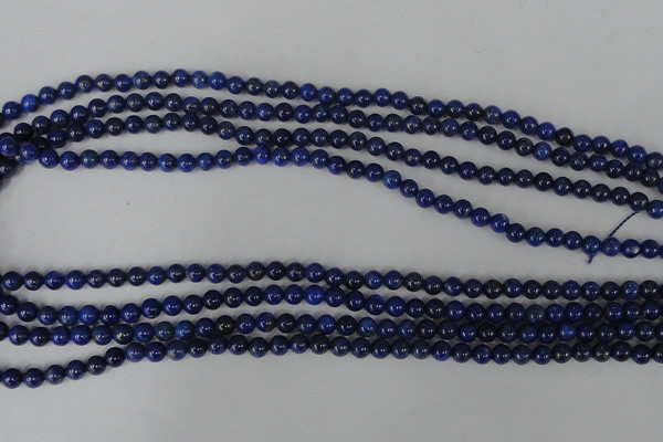 CNL401 15.5 inches 4mm round natural lapis lazuli gemstone beads
