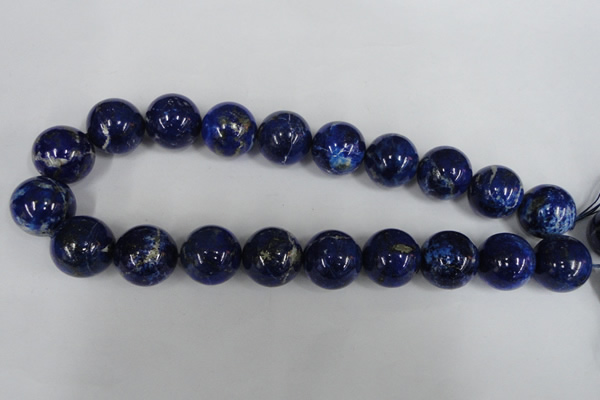 CNL410 15.5 inches 20mm round natural lapis lazuli gemstone beads