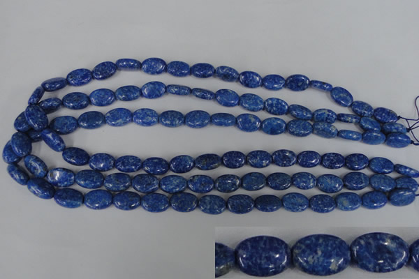 CNL480 15.5 inches 9*13mm oval natural lapis lazuli gemstone beads