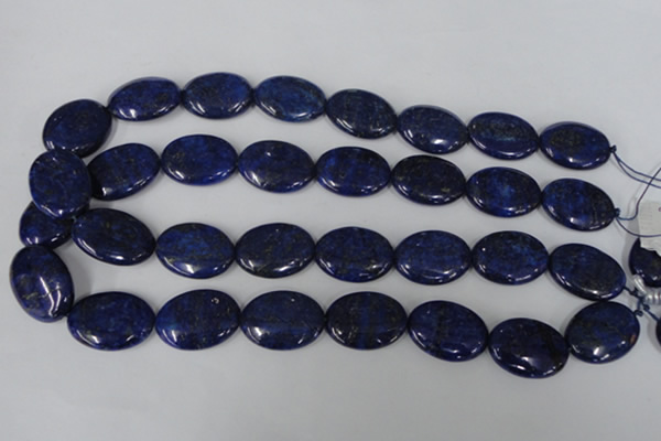 CNL485 15.5 inches 18*25mm oval natural lapis lazuli gemstone beads