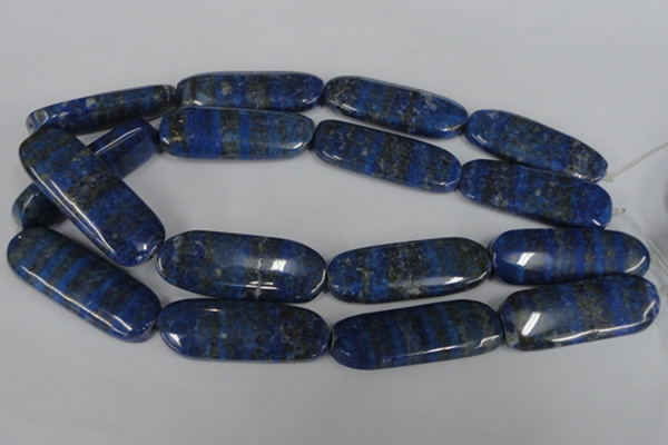 CNL490 15.5 inches 18*50mm oval natural lapis lazuli gemstone beads