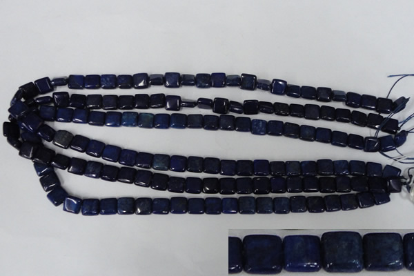 CNL510 15.5 inches 8*8mm square natural lapis lazuli gemstone beads