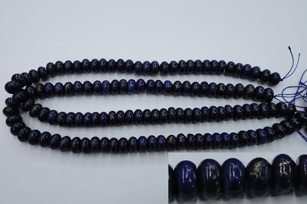 CNL612 15.5 inches 6*10mm rondelle natural lapis lazuli gemstone beads