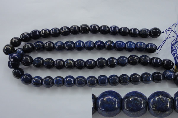 CNL636 15.5 inches 13*14mm pumpkin natural lapis lazuli beads