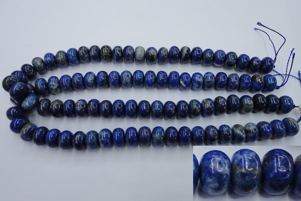 CNL725 15.5 inches 9*15mm rondelle natural lapis lazuli gemstone beads