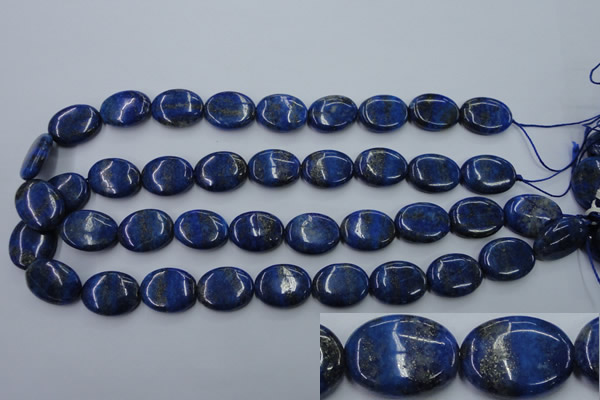 CNL754 15.5 inches 15*20mm oval natural lapis lazuli gemstone beads