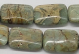 CNS20 16 inches 18*25mm rectangle natural serpentine jasper beads