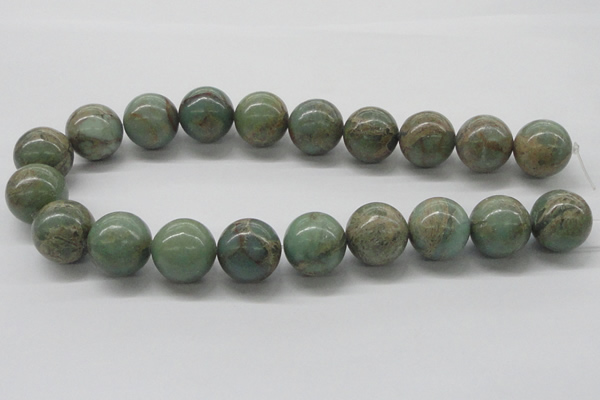 CNS27 16 inches 18mm round natural serpentine jasper beads wholesale