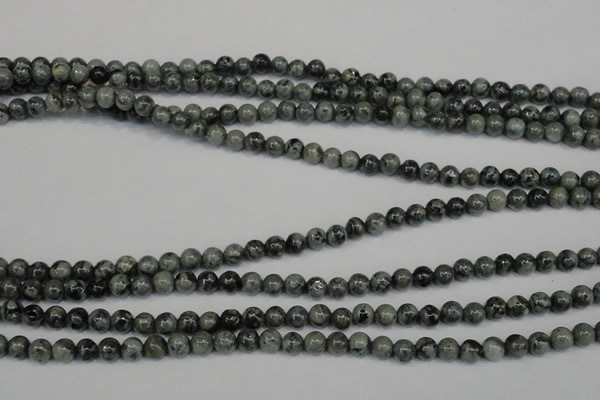 CNS400 15.5 inches 4mm round natural serpentine jasper beads