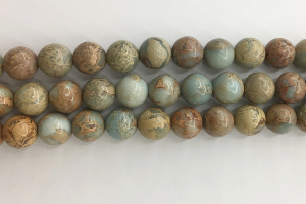 CNS704 15.5 inches 12mm round serpentine jasper beads wholesale