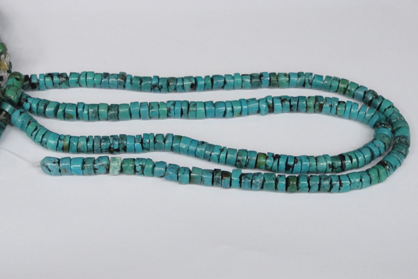 CNT23 16 inches 4-9mm heishi natural turquoise beads wholesale