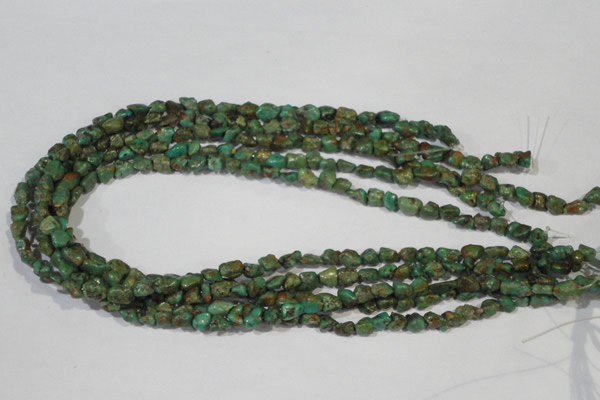 CNT242 15.5 inches 5*6mm - 6*10mm nuggets natural turquoise beads