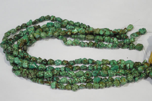 CNT243 15.5 inches 8*10mm - 10*14mm nuggets natural turquoise beads
