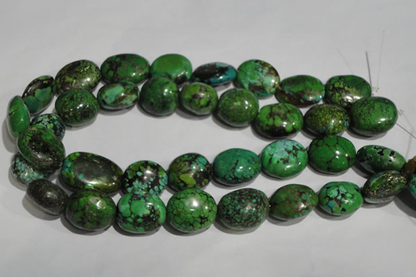 CNT259 15.5 inches 19*24mm nuggets natural turquoise beads wholesale
