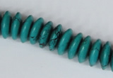 CNT27 16 inches 6*15mm rondelle natural turquoise beads wholesale