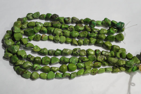 CNT280 15.5 inches 8*10mm - 12*14mm nuggets natural turquoise beads