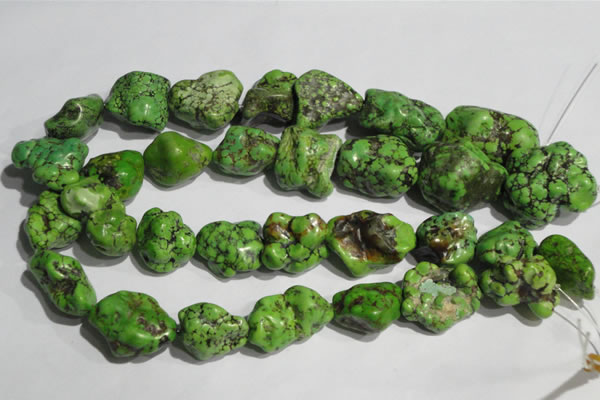 CNT282 15.5 inches 20*24mm - 25*28mm nuggets natural turquoise beads