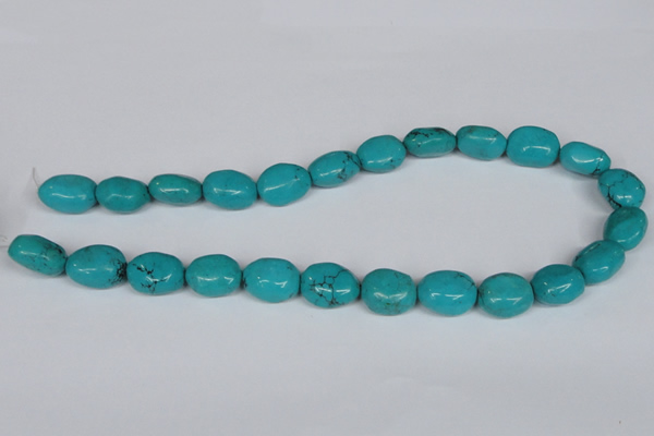 CNT34 16 inches 15*18mm nugget natural turquoise beads wholesale