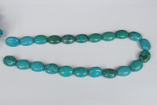 CNT35 16 inches 15*20mm oval natural turquoise beads wholesale
