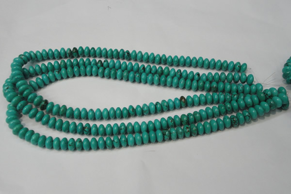 CNT361 15.5 inches 5*8mm rondelle turquoise beads wholesale