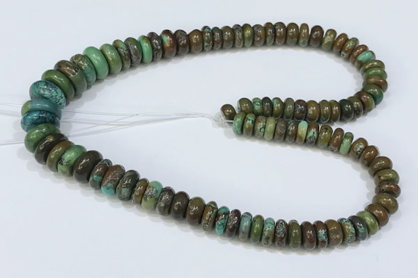 CNT505 15.5 inches 4*8mm - 6*15mm nuggets turquoise gemstone beads