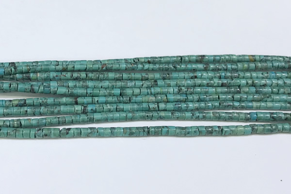 CNT527 15.5 inches 3mm - 3.5mm heishi turquoise gemstone beads