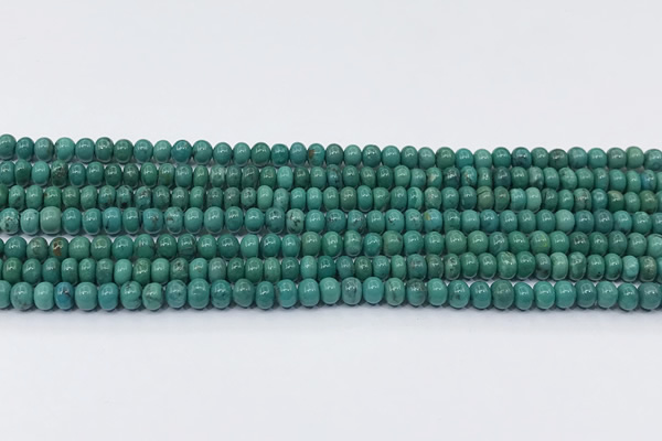 CNT542 15.5 inches 2.5*4mm - 3.5*4mm rondelle turquoise gemstone beads