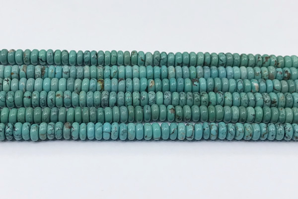CNT543 15.5 inches 3*6mm rondelle turquoise gemstone beads