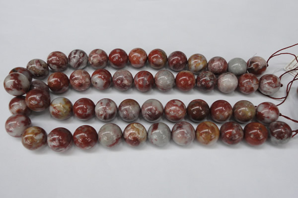 COJ207 15.5 inches 16mm round blood stone beads wholesale