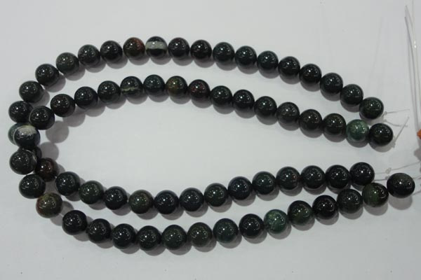 COJ304 15.5 inches 12mm round Indian bloodstone beads wholesale