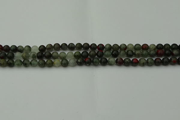 COJ450 15.5 inches 4mm round blood jasper beads wholesale