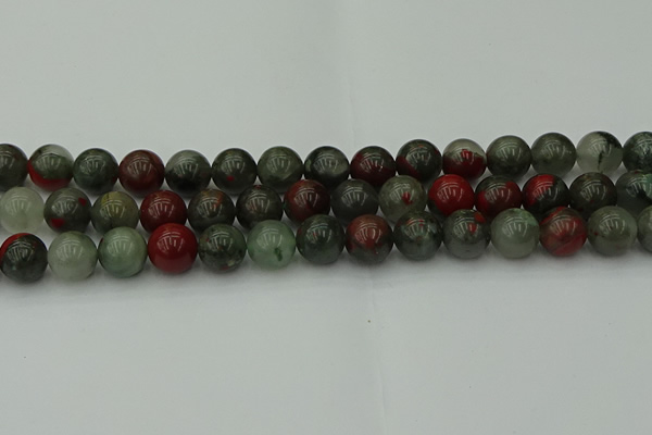 COJ454 15.5 inches 12mm round blood jasper beads wholesale