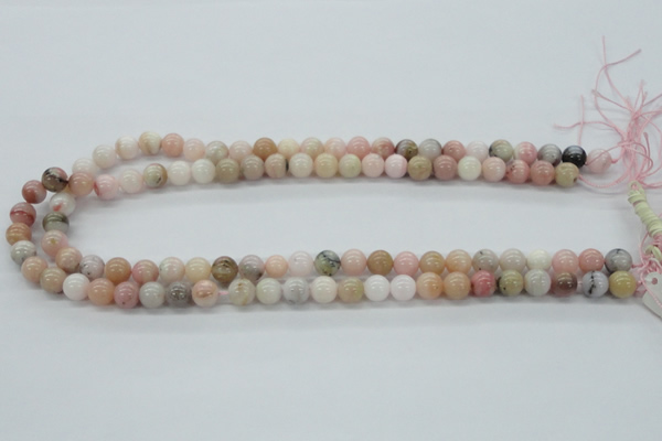 COP03 15.5 inches 8mm round natural pink opal beads wholesale