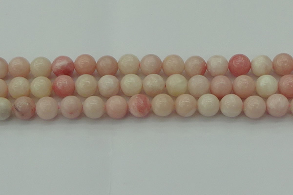 COP1228 15.5 inches 10mm round Chinese pink opal beads wholesale