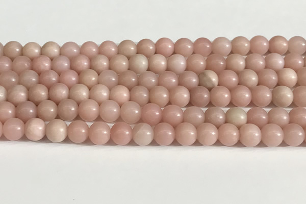 COP1242 15.5 inches 8mm round Chinese pink opal beads