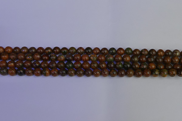 COP1361 15.5 inches 6mm round African green opal beads wholesale