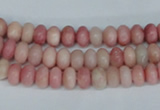 COP158 15.5 inches 4*6mm rondelle pink opal gemstone beads wholesale