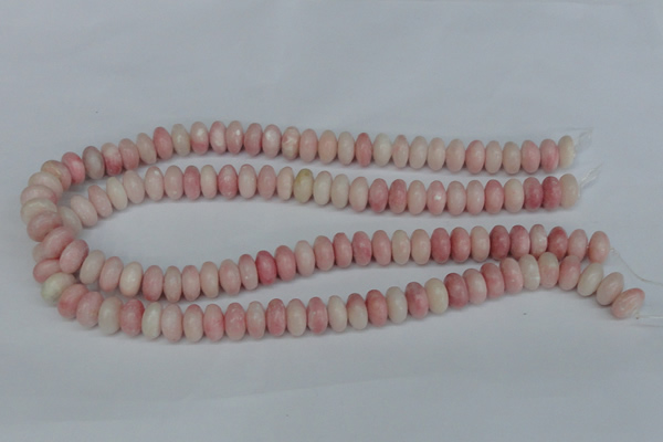 COP160 15.5 inches 6*12mm rondelle pink opal gemstone beads wholesale