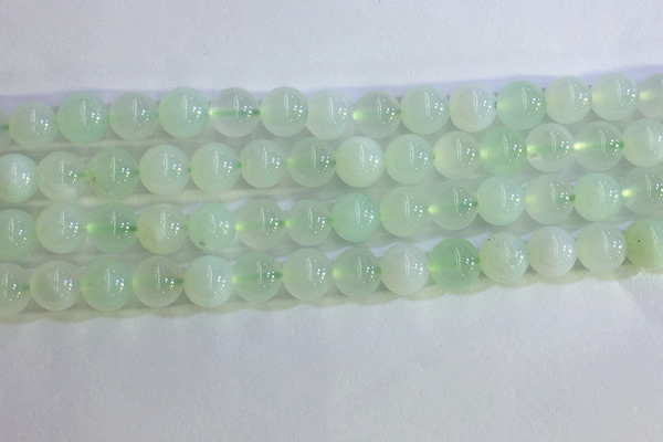 COP1623 15.5 inches 8mm round green opal gemstone beads
