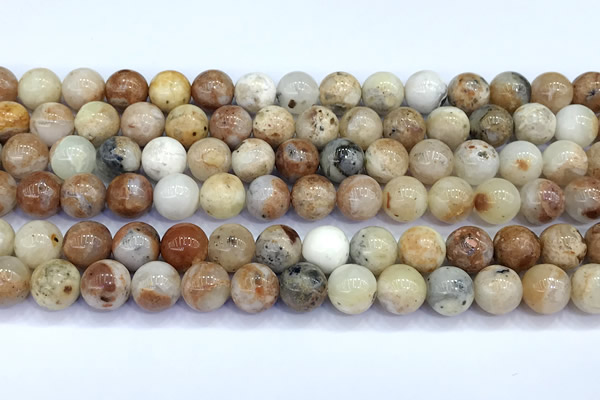 COP1866 15 inches 8mm round purple opal beads