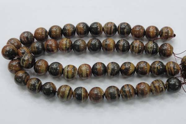 COP225 15.5 inches 18mm round natural brown opal gemstone beads