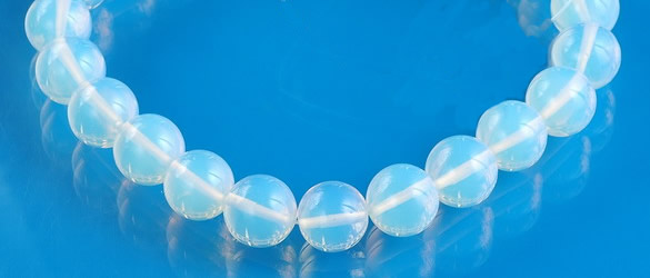 COP31 round shape 14mm translucent opal gemstone beads Wholesale