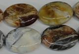 COP318 15.5 inches 18*25mm oval brandy opal gemstone beads wholesale