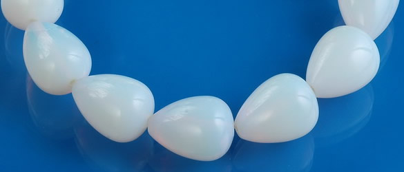COP32 20*25mm teardrop shape opal gemstone beads Wholesale