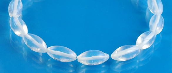 COP38 10*20mm rice translucent opal gemstone beads Wholesale