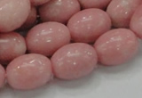 COP410 15.5 inches 13*18mm rice Chinese pink opal gemstone beads