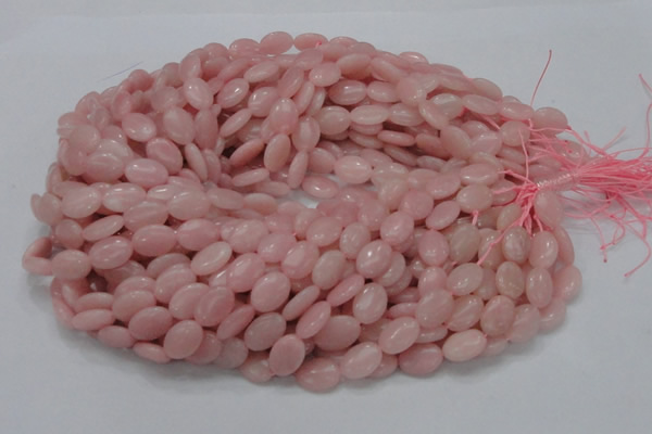 COP418 15.5 inches 10*14mm oval Chinese pink opal gemstone beads